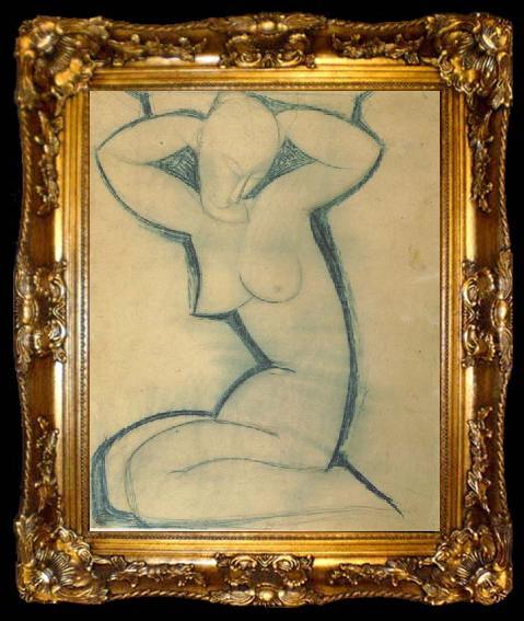 framed  Amedeo Modigliani Cariatide (mk38), ta009-2